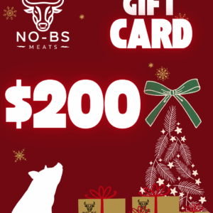 No-BS Meats Gift Card 200